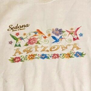 Vintage Sedona Nature Girl Gorpcore Bird Nerd Graphic Sweatshirt 90’s Y2K